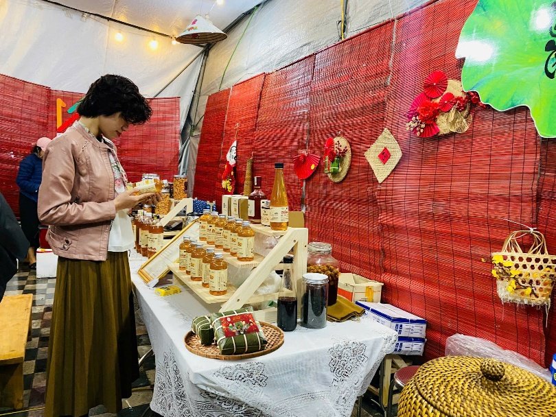 Trưng bày tại hội chợ Tết Nam Định
